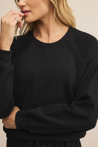 All Around Sweatshirt | Crystal, Black