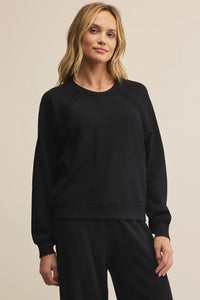 All Around Sweatshirt | Crystal, Black