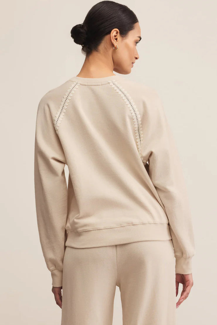All Around Sweatshirt | Crystal, Black