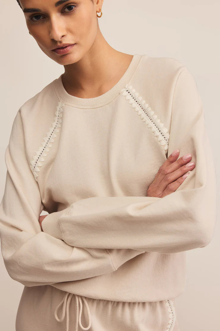 All Around Sweatshirt | Crystal, Black