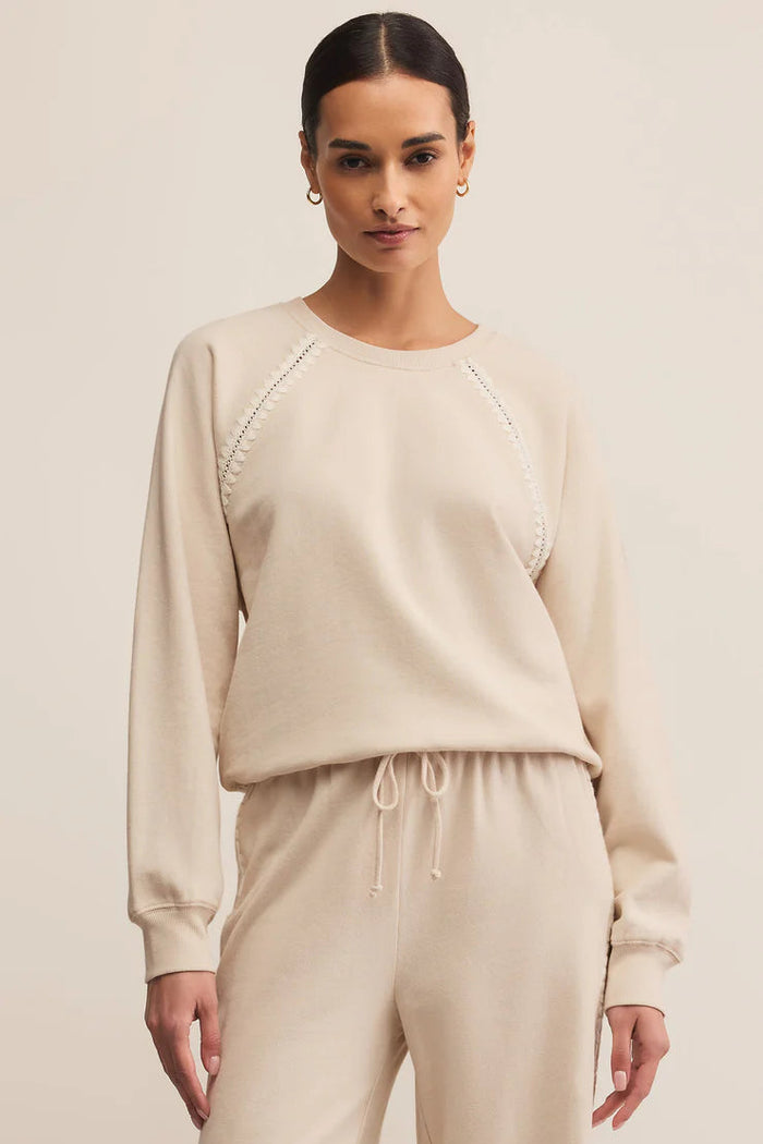 All Around Sweatshirt | Crystal, Black