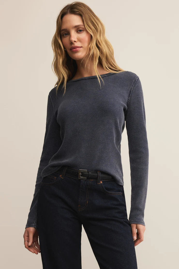Arlet Mini Thermal Top | Blue Sapphire