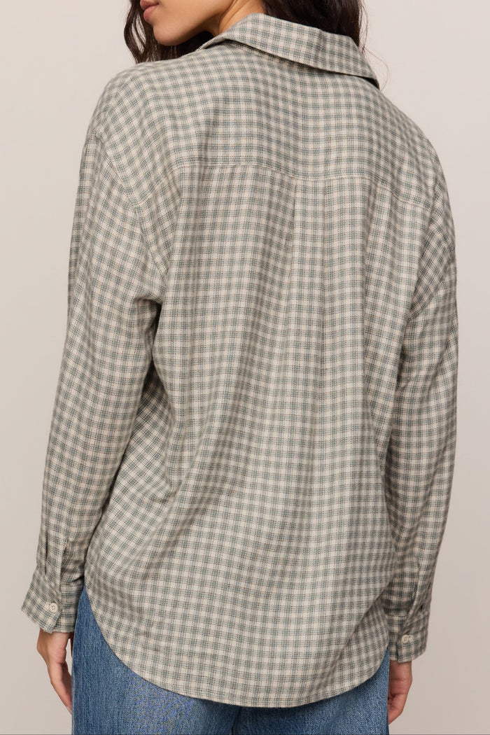 River Plaid Button Up | Emerald Cove, Garland Green
