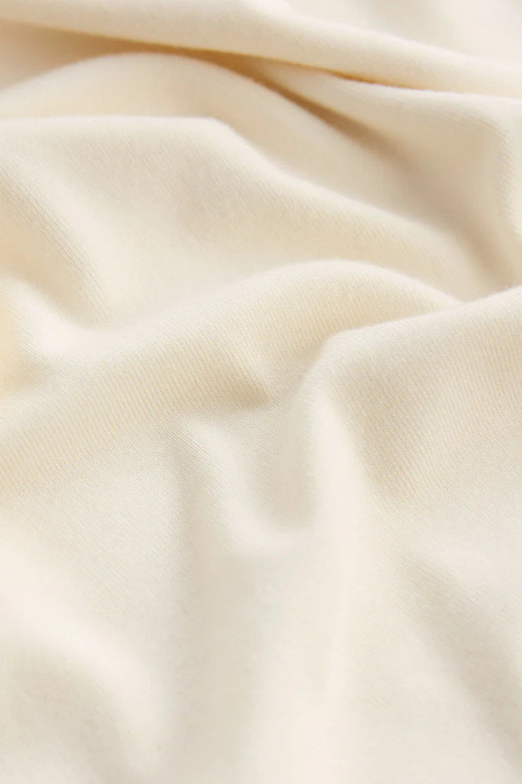 Second Skin Crew Neck Top | Black, Cloud