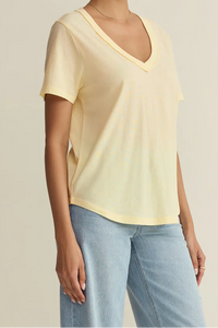 Elara Top | Classic Heather Gray, Pineapple