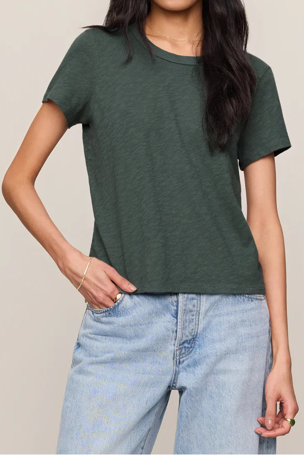 Junie Slub Tee Shirt | Multiple Colors