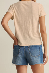 Junie Slub Tee Shirt | Island Coconut