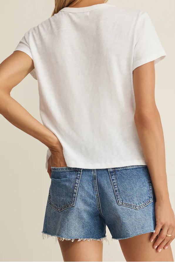 Junie Slub Tee Shirt | Multiple Colors