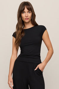 Soft Trace Second Skin Top | Emerald Cove, Black, Cloud