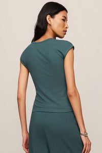Soft Trace Second Skin Top | Emerald Cove, Black, Cloud