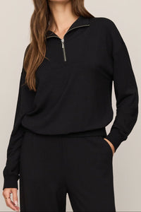 Gate Check Modal Sweatshirt | Emerald Cove, Black