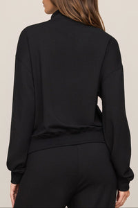 Gate Check Modal Sweatshirt | Emerald Cove, Black