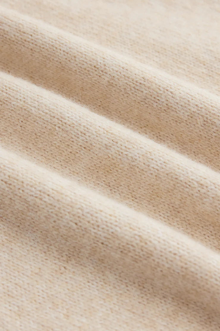 Alps Half-Zip Sweater | Light Oatmeal Heather