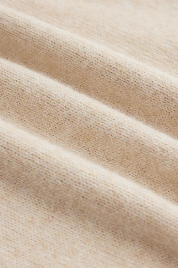 Alps Half-Zip Sweater | Light Oatmeal Heather