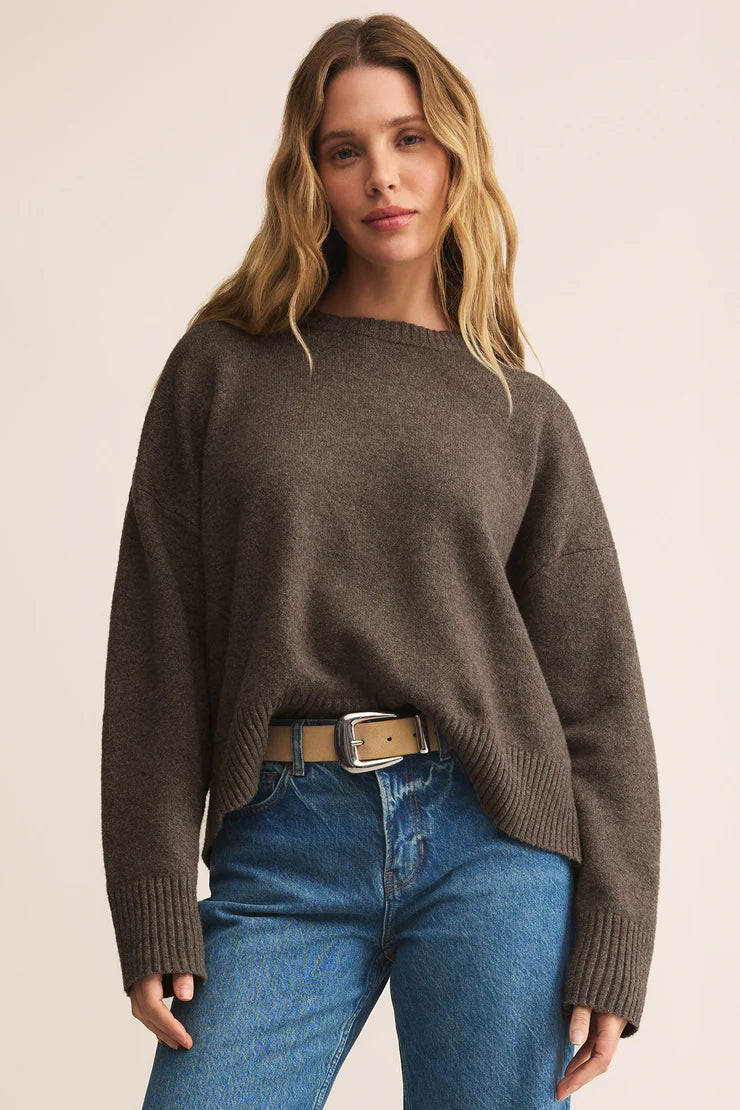 Cirrus Cozy Sweater | Burnt Ash, Macaroon