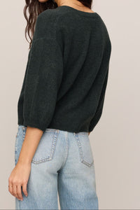 Valor Cardigan | Emerald Cove, Natural Heather