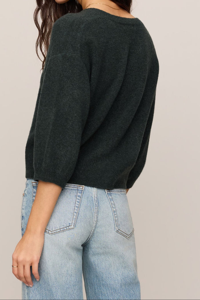 Valor Cardigan | Emerald Cove, Natural Heather