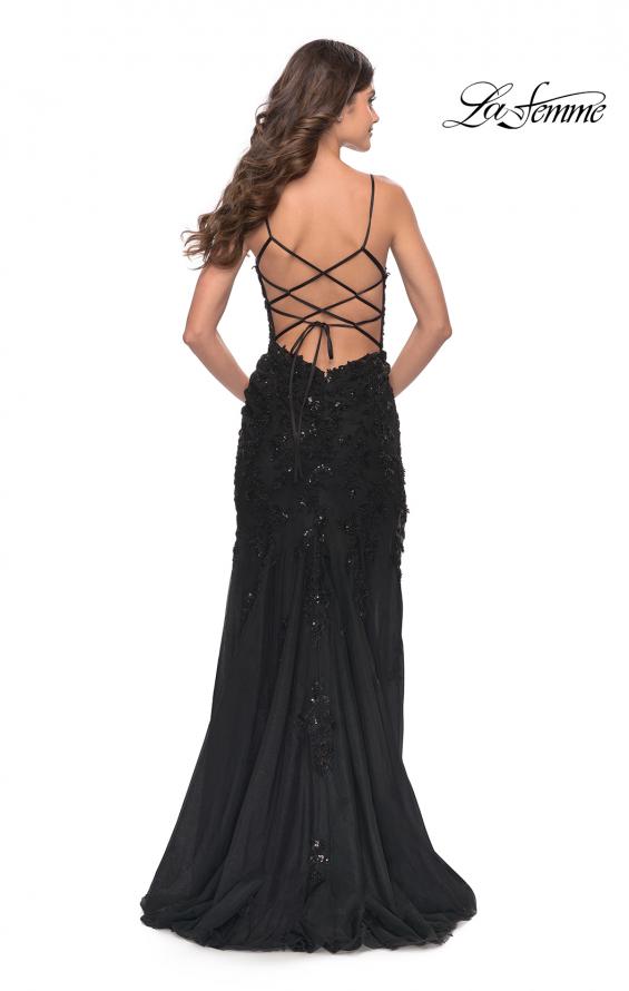 La Femme 31382 Tulle Beaded Lace Gown