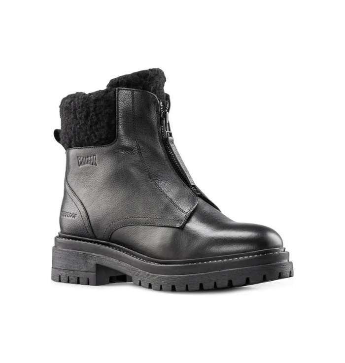 Vow Zip Front Waterproof Winter Boots | Black