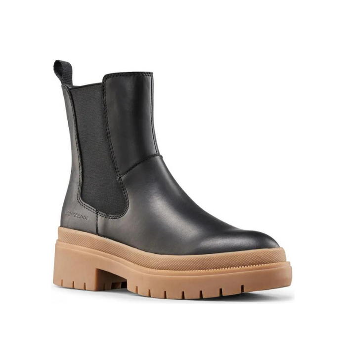 Waterproof Chelsea Swinton Boot | Black/Gum