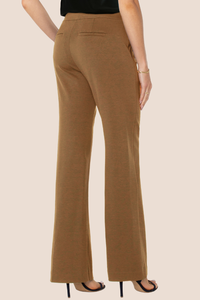 Kayla Pull On Wide Leg Trouser | Black, Brown Truffle, Rich Camel, Cadet Blue