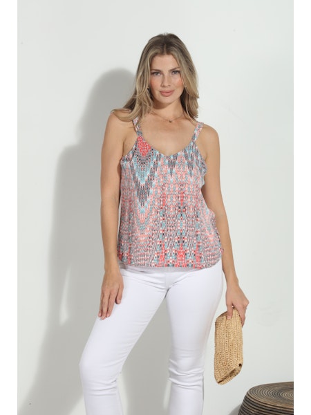 WIDE STRAP CAMI TOP