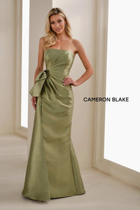 Cameron Blake CB909 Strapless Mikado Mermaid with Slit