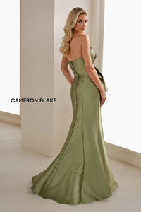 Cameron Blake CB909 Strapless Mikado Mermaid with Slit