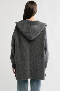 LAZY DAY HOODED CARDIGAN