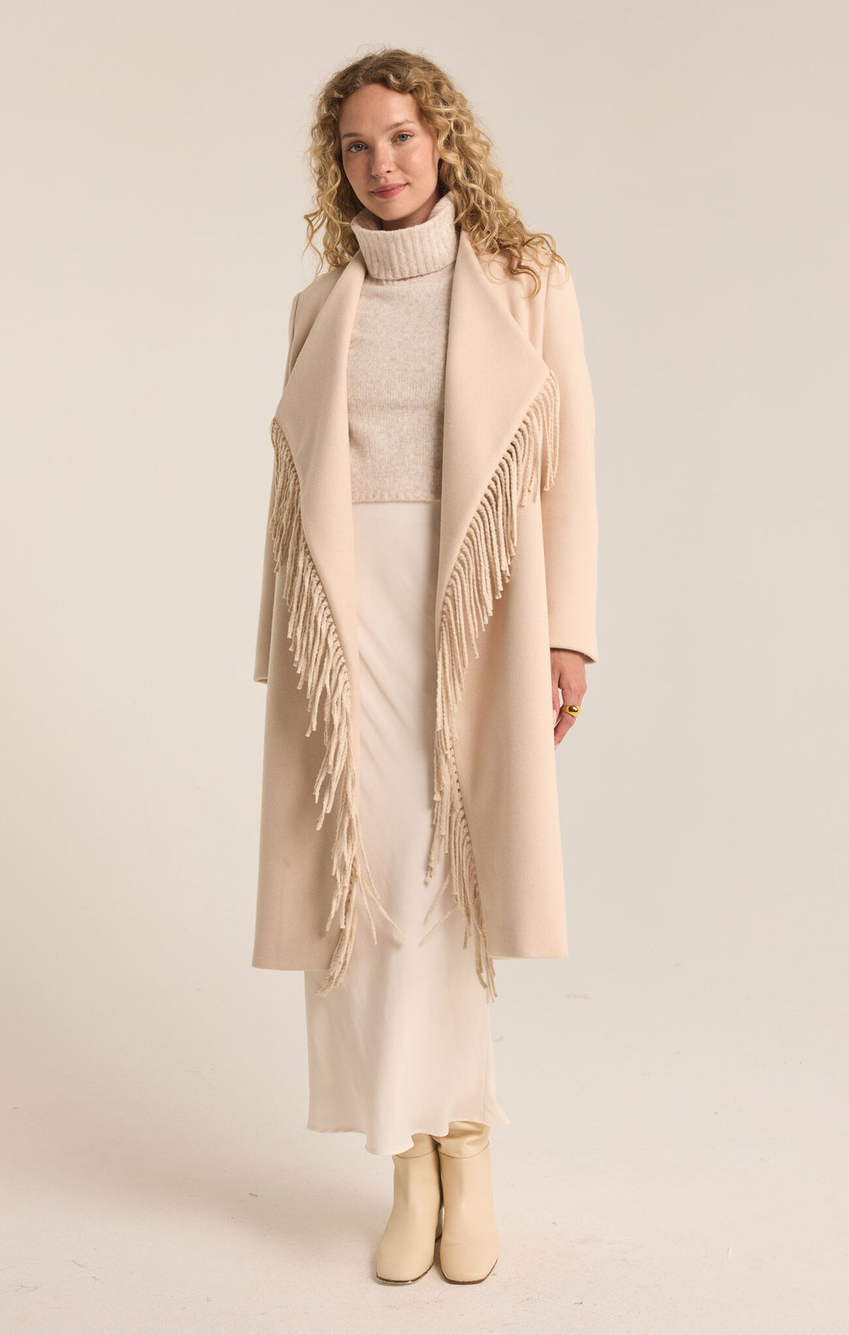 Alchemist Fringe Coat | Natural