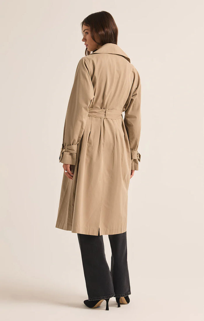 Dorian Trench Coat | Driftwood