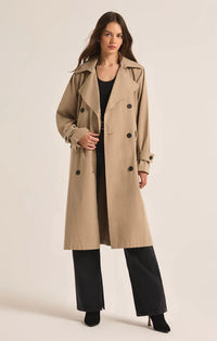 Dorian Trench Coat | Driftwood