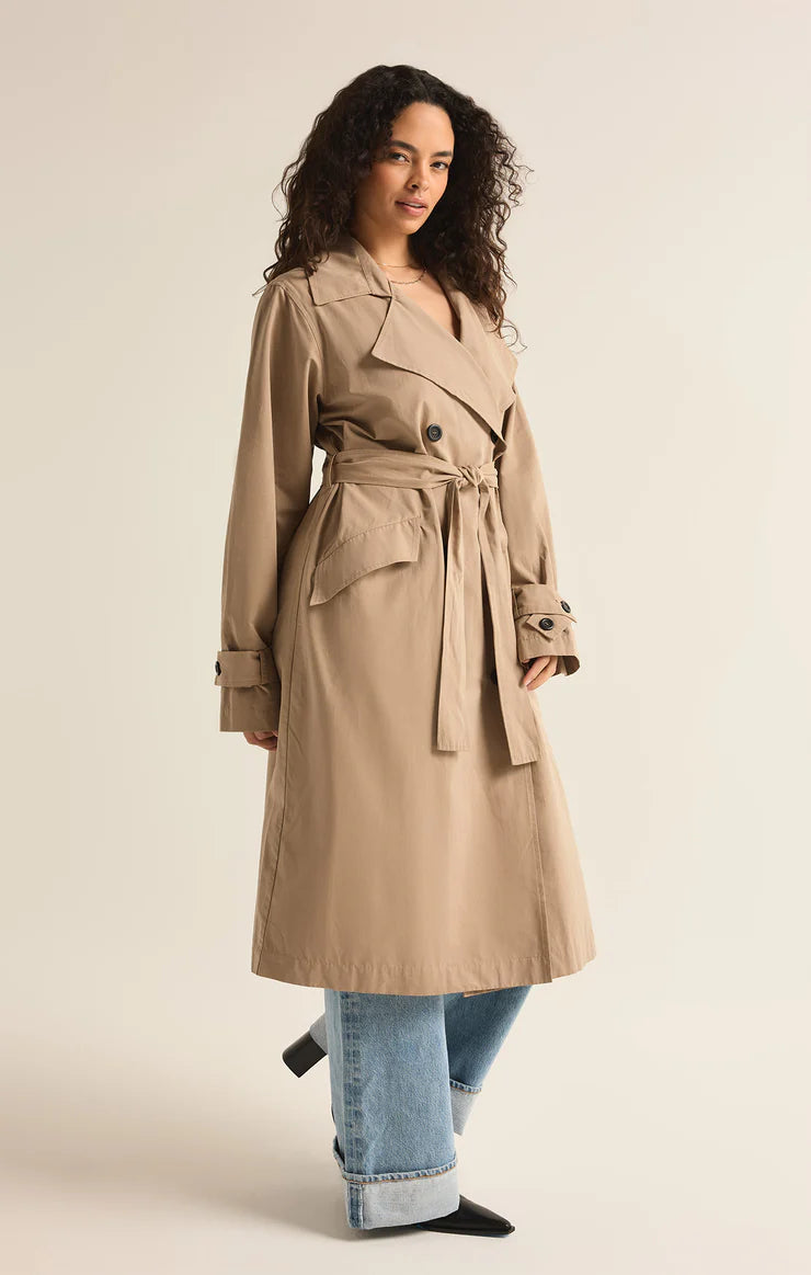 Dorian Trench Coat | Driftwood