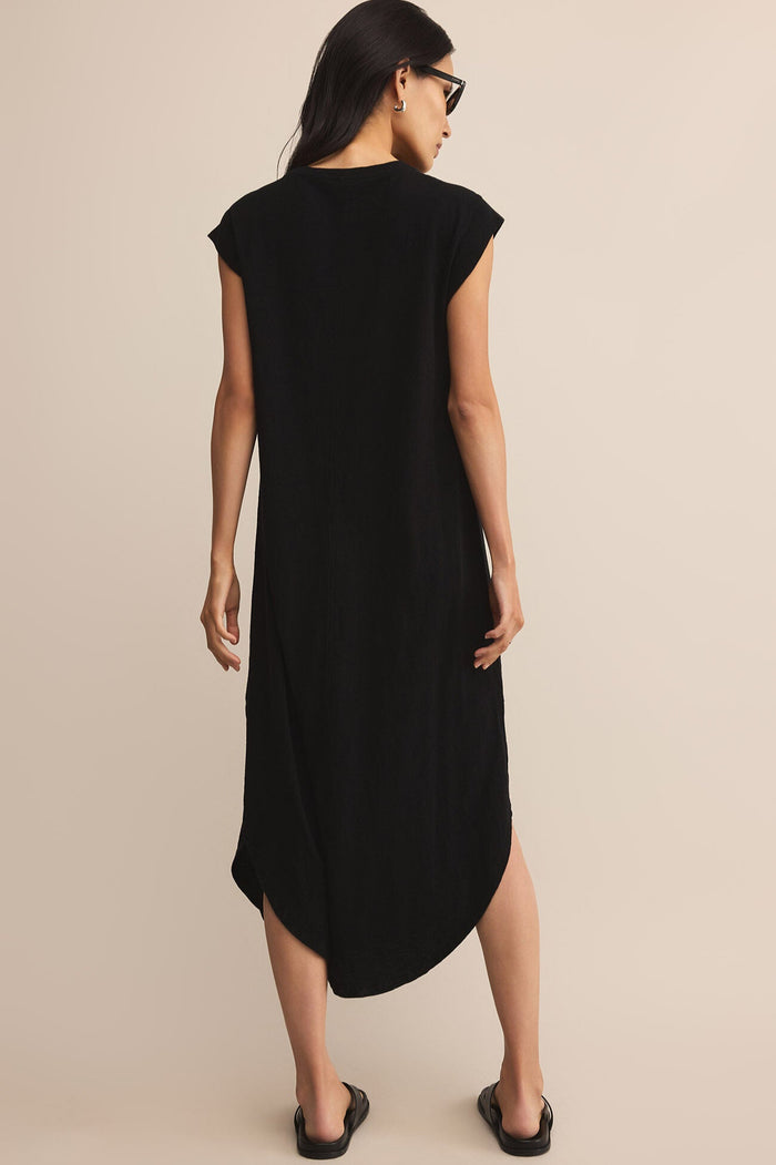 Calabasas Midi Dress | Hunter Green, Black