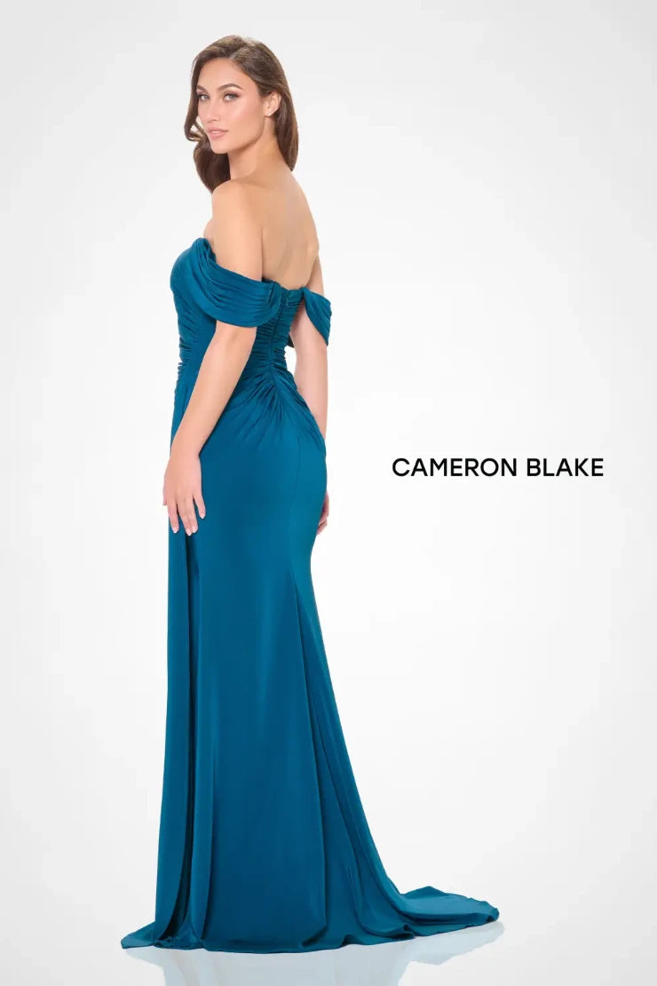 Cameron Blake CB3241 Strapless Crepe Mermaid