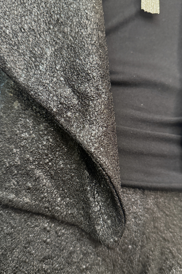 Faux Leather Slit Front Pant | Luster