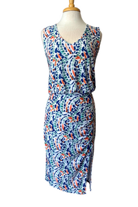V-Neck Below the Knee Dress | Doris