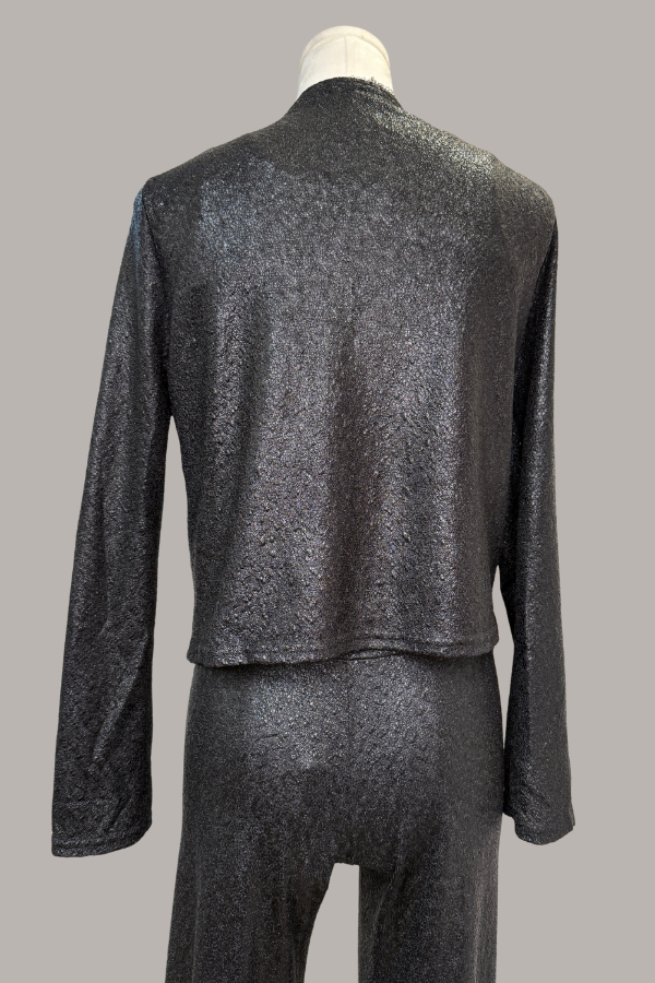 Faux Leather Cardigan | Luster