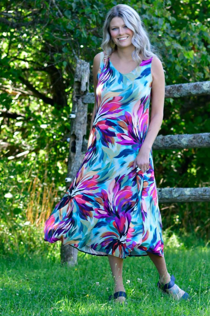 Penny Dress | Swirl Print