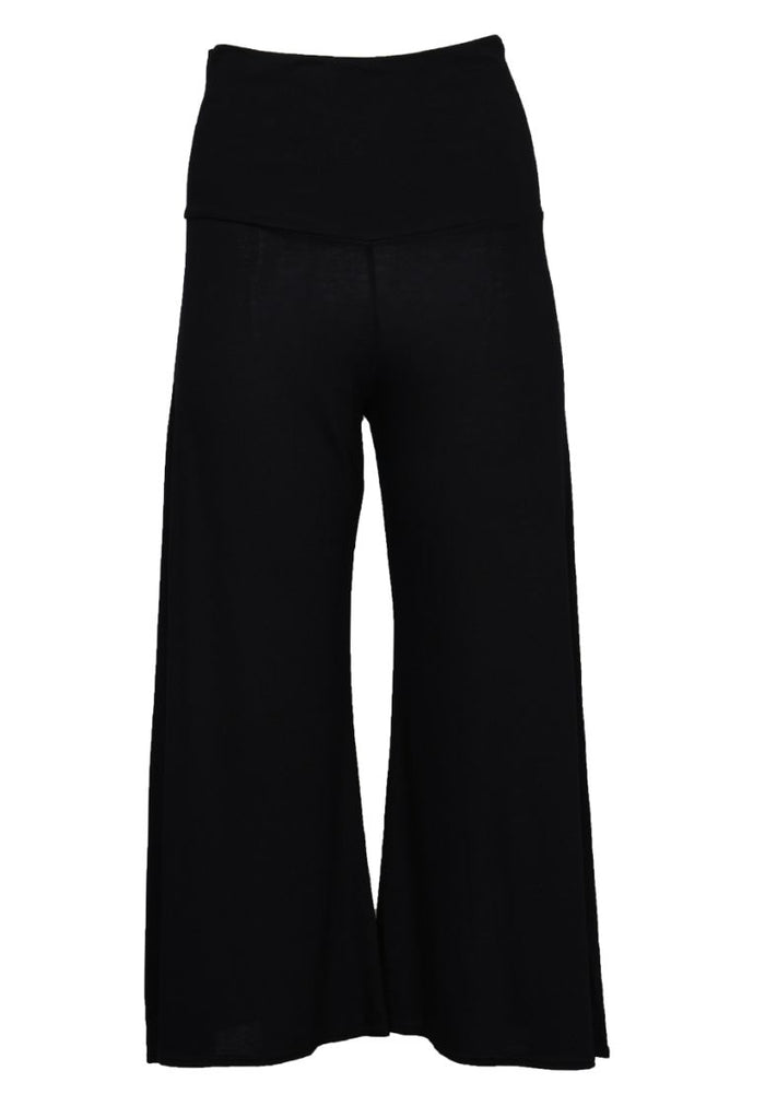 Solid Gaucho Pant | Black