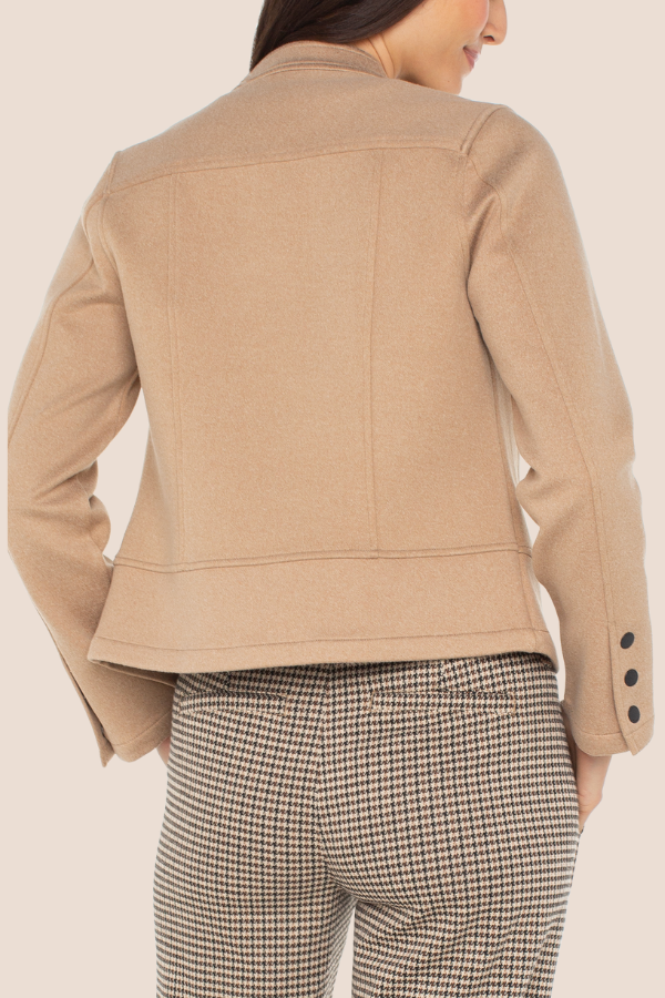 Biker Jacket | Camel