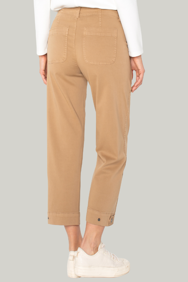 Utility Crop with Tab Hem | Desert Camel