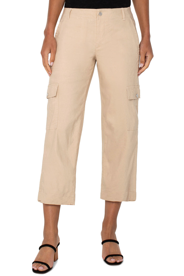 Utility Crop w/ Tab Tem & Cargo Pockets | Hazelnut