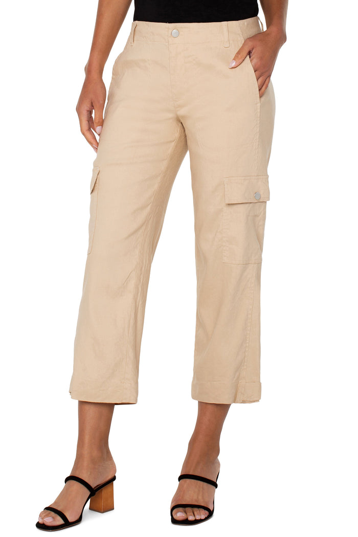 Utility Crop w/ Tab Tem & Cargo Pockets | Hazelnut