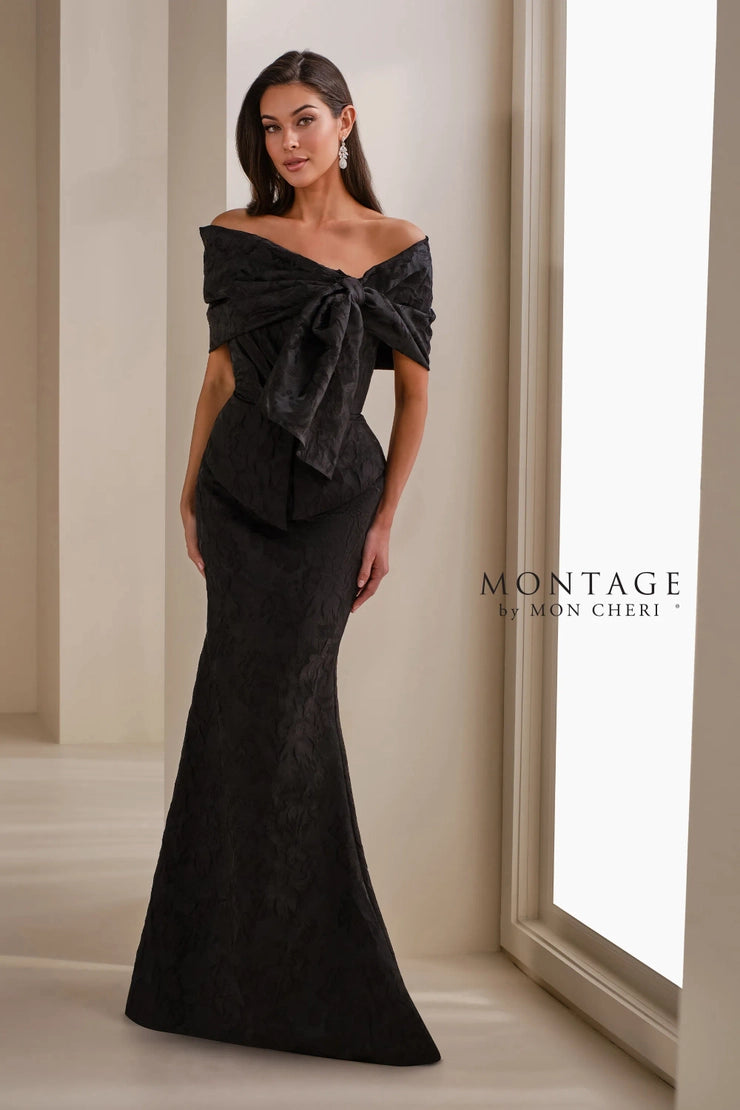 Montage M3106 Brocade Mermaid Gown