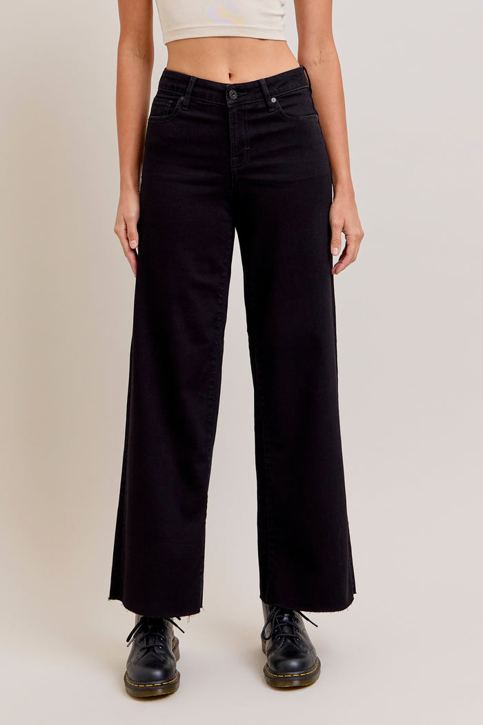 Nori Wide Leg Jean | Black