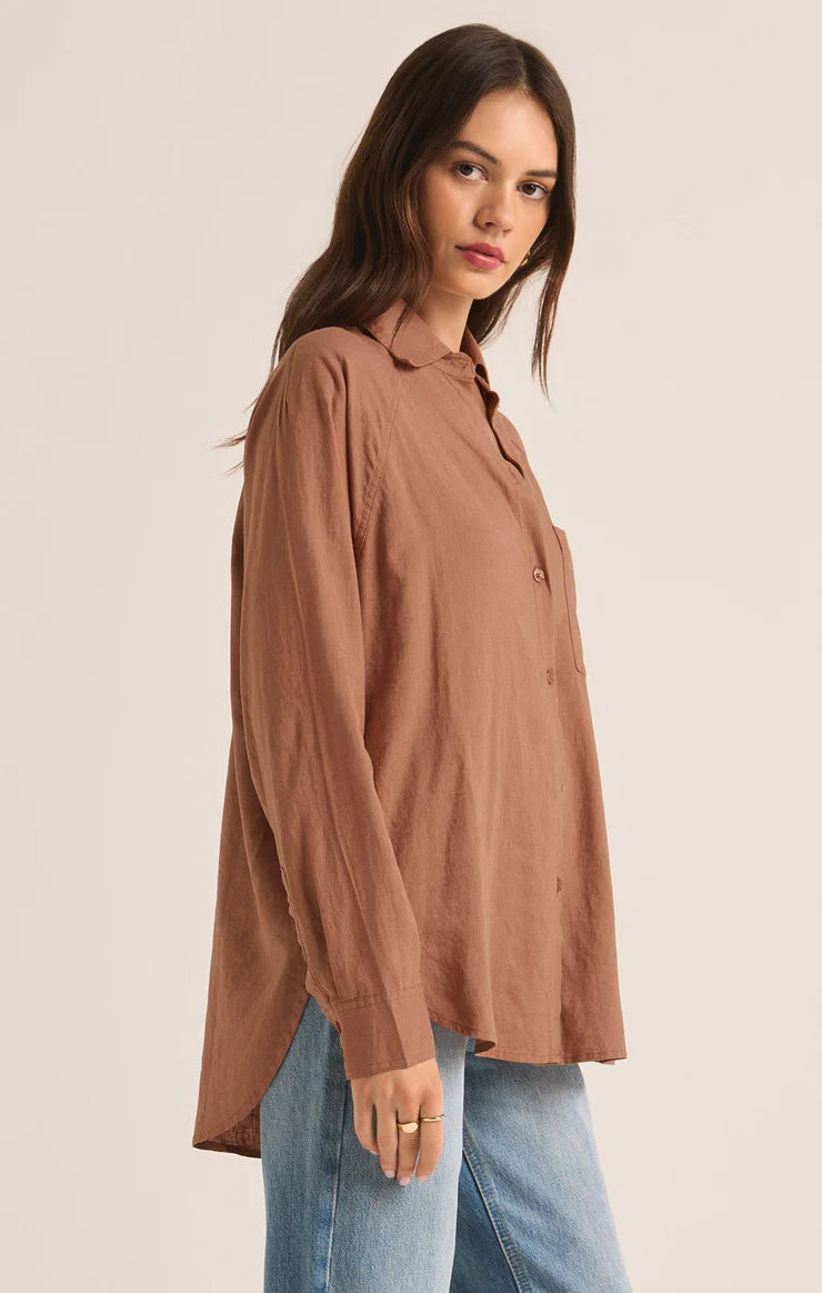 LS PERFECT LINEN TOP