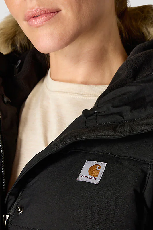 Montana Insulated Hooded Coat | Black