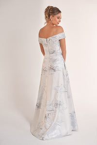 Jade Couture K278069 Off Shoulder A-Line Mikado Gown