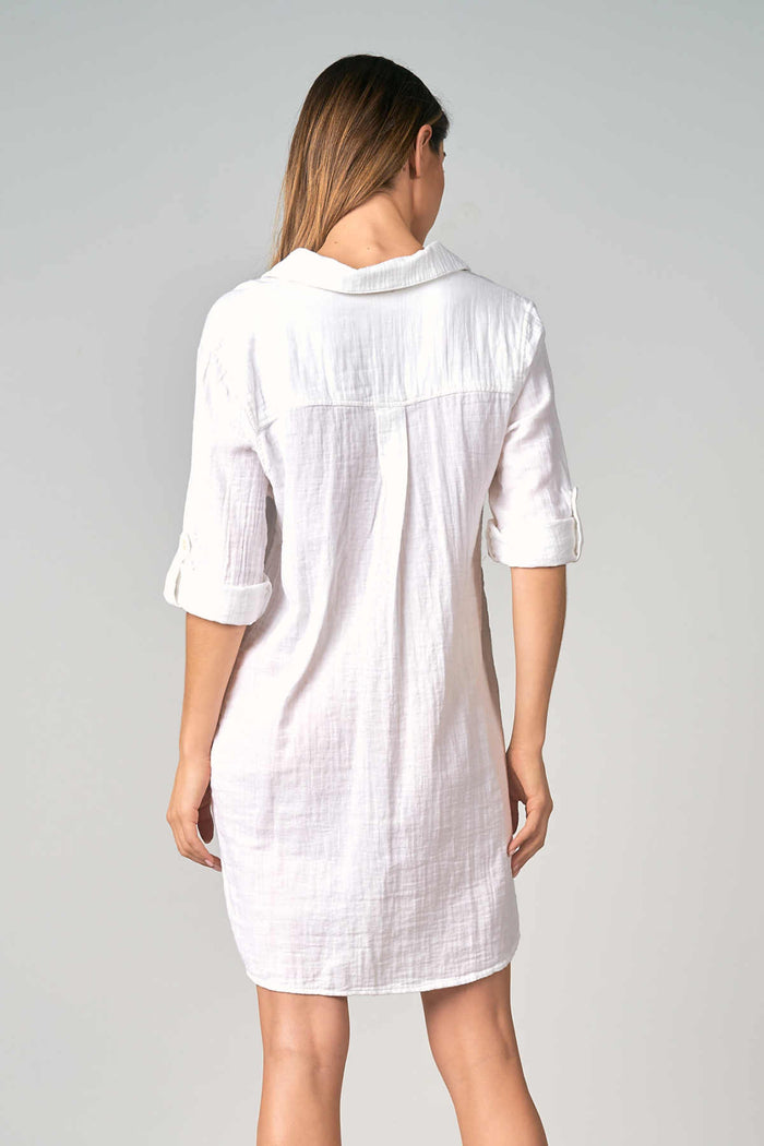 Elan Short Dress | White